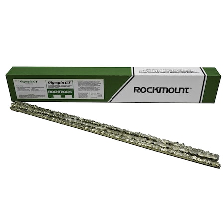 ROCKMOUNT RESEARCH AND ALLOYS Olympia GT, Gas Brazing Alloy with Tungsten Carbide Particles for Cutting Surfaces, 3/16" Dia., 2lb 4616-2